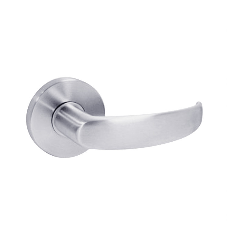 MA621L-QG-626 Falcon Mortise Locks MA Series Front Door with QG Lever Less Conventional Cylinder in Satin Chrome Finish