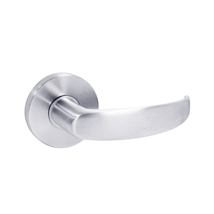 MA641L-QG-625 Falcon Mortise Locks MA Series Dormitory with QG Lever Less Conventional Cylinder in Bright Chrome Finish