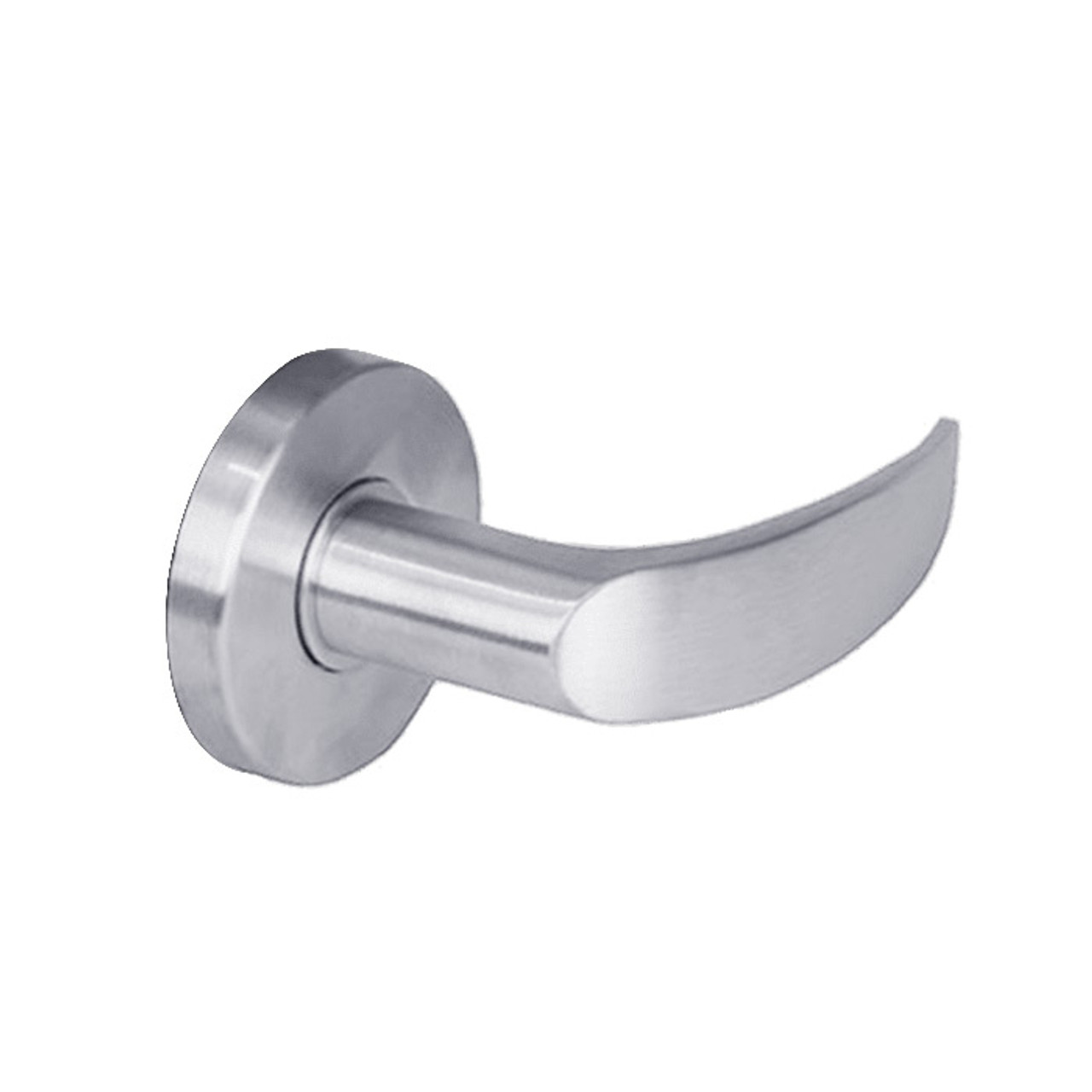 MA411L-AG-626 Falcon Mortise Locks MA Series Asylum with AG Lever Less Conventional Cylinder in Satin Chrome Finish