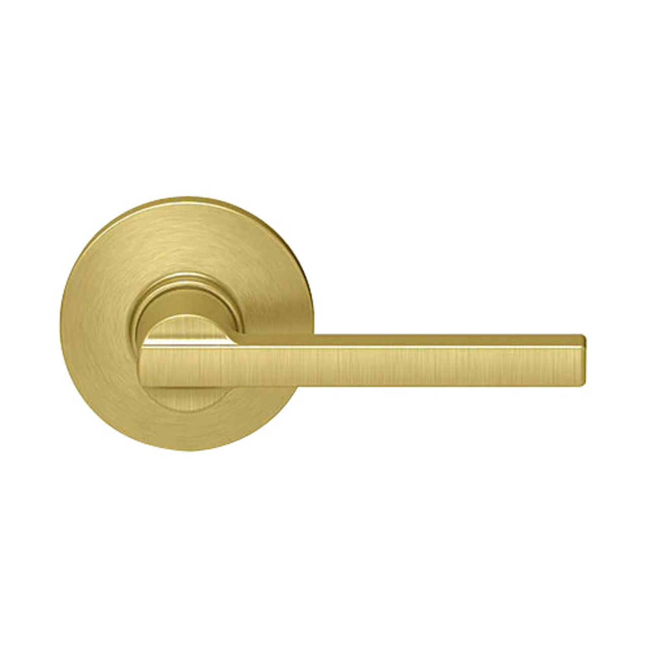 MA411BD-LTG-606 Falcon Mortise Locks MA Series Asylum with Latitude Lever in Satin Brass Finish