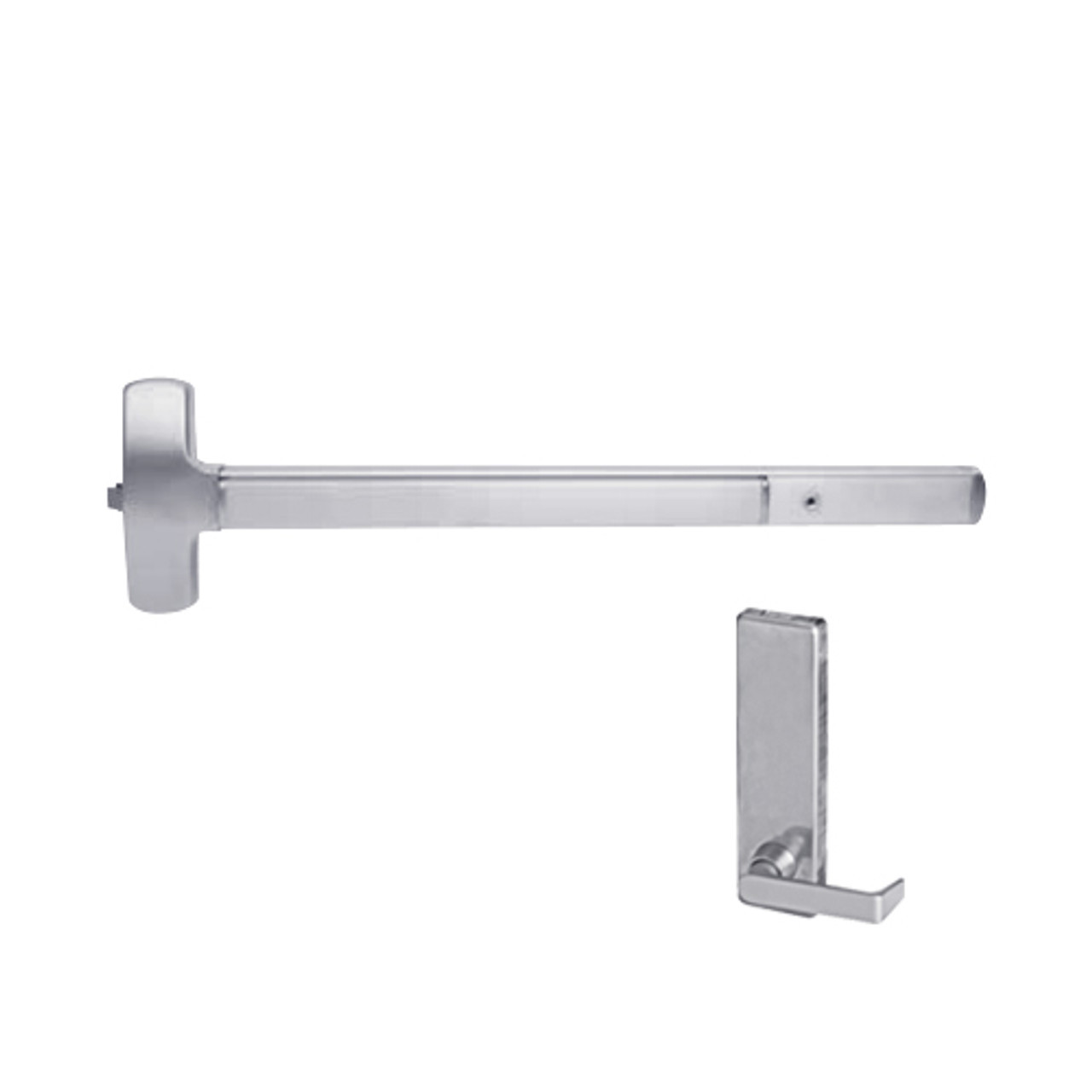 LD25-R-L-DT-DANE-US32-4-RHR Falcon Exit Device in Polished Stainless Steel
