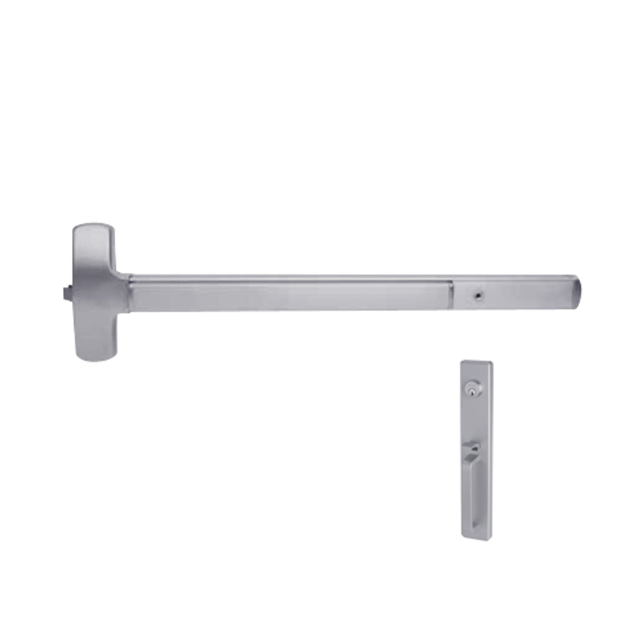LD25-R-TP-US26D-4 Falcon Exit Device in Satin Chrome