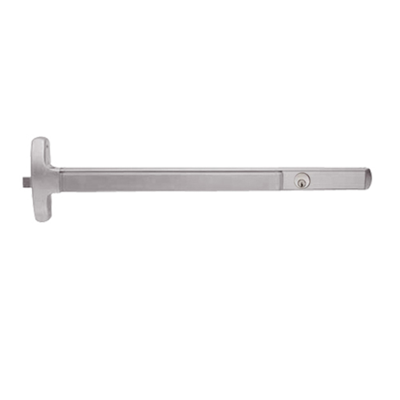 LD24-R-NL-OP-US28-3 Falcon Exit Device in Anodized Aluminum