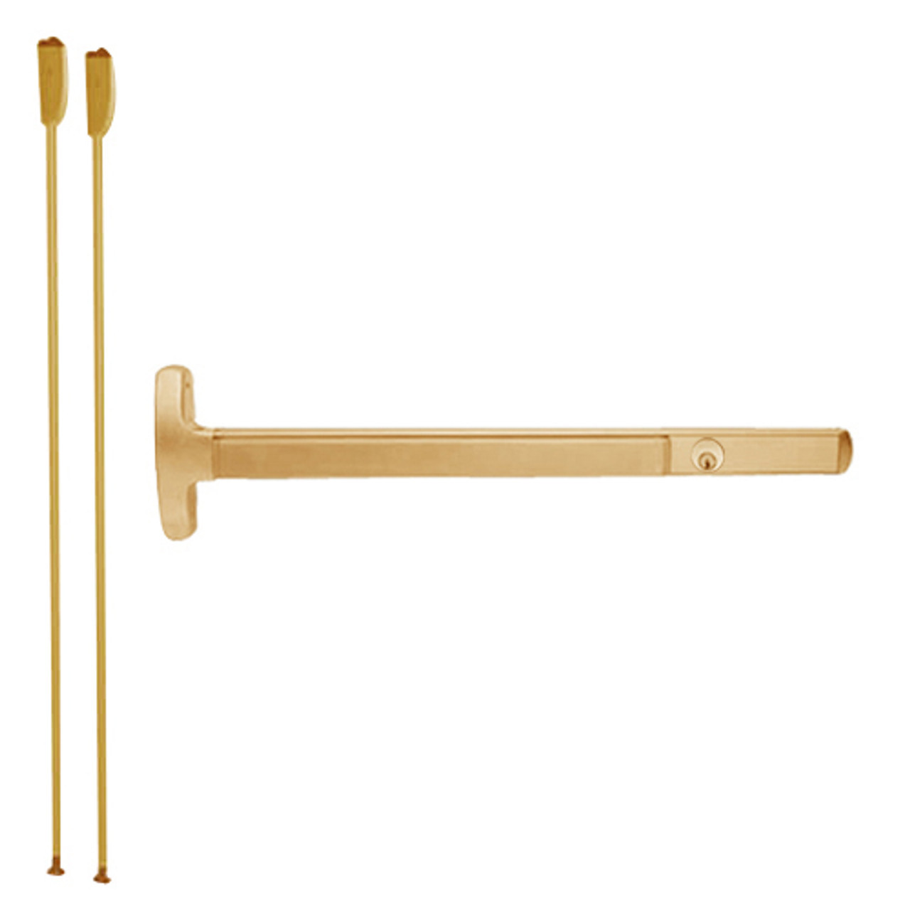 LD24-V-NL-OP-US10-3 Falcon Exit Device in Satin Bronze