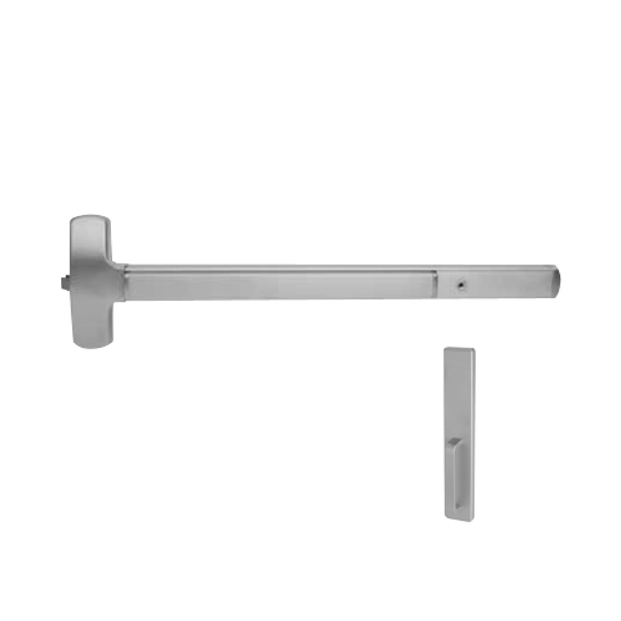 MEL25-R-DT-US15-3 Falcon Exit Device in Satin Nickel