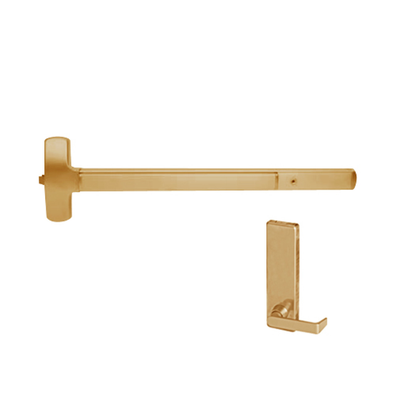 MELF-25-R-L-BE-DANE-US10-3-LHR Falcon Exit Device in Satin Bronze