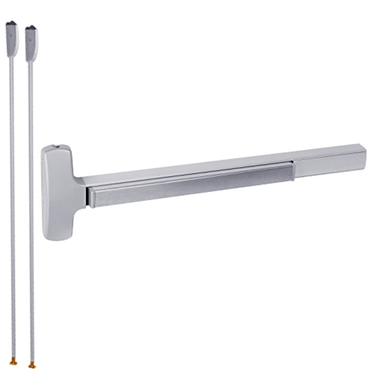 MELF-25-V-EO-US32-4 Falcon Exit Device in Polished Stainless Steel