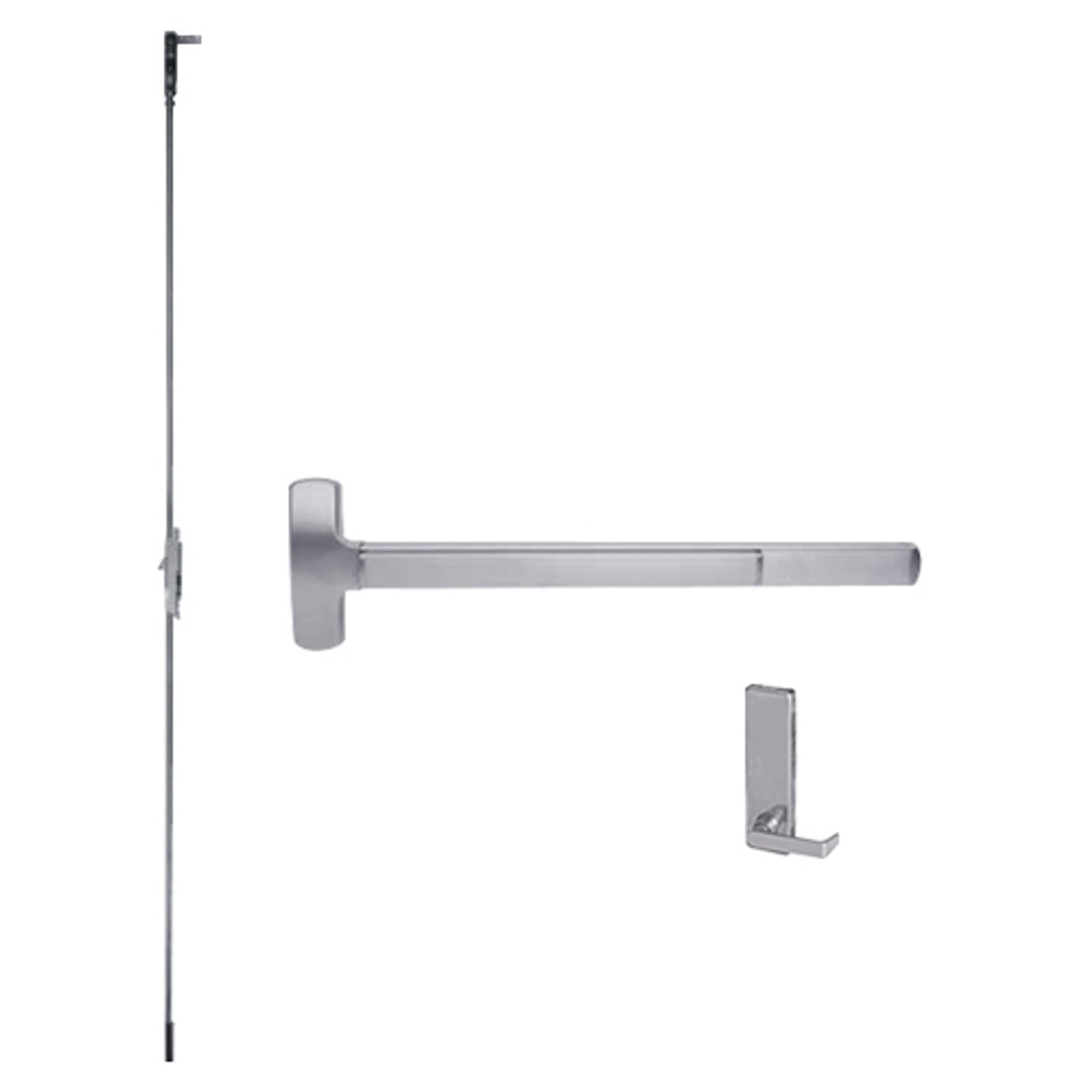MELF-25-C-L-DT-DANE-US26D-4-LHR Falcon Exit Device in Satin Chrome