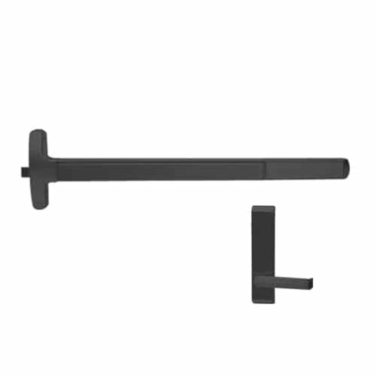 MELF-24-R-L-BE-DANE-US19-3-LHR Falcon Exit Device in Flat Black Painted