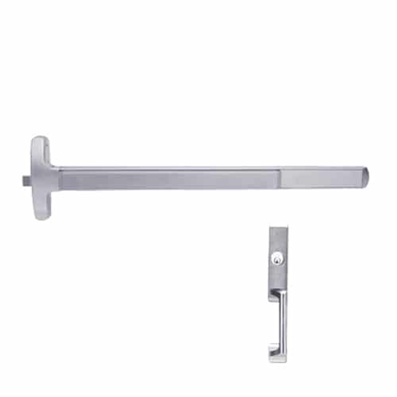 MELF-24-R-NL-US26D-4-RHR Falcon Exit Device in Satin Chrome
