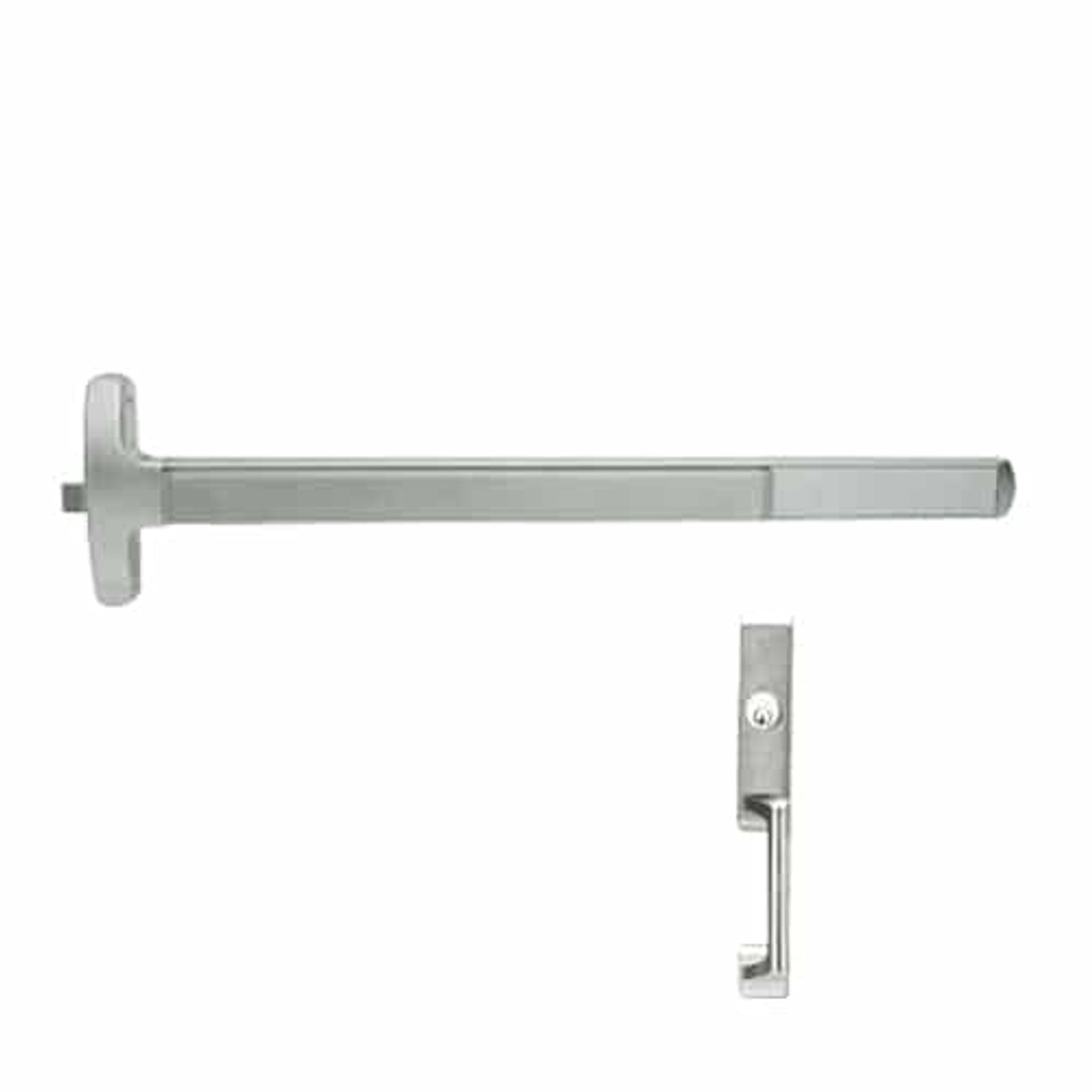 MELF-24-R-NL-US15-4-RHR Falcon Exit Device in Satin Nickel