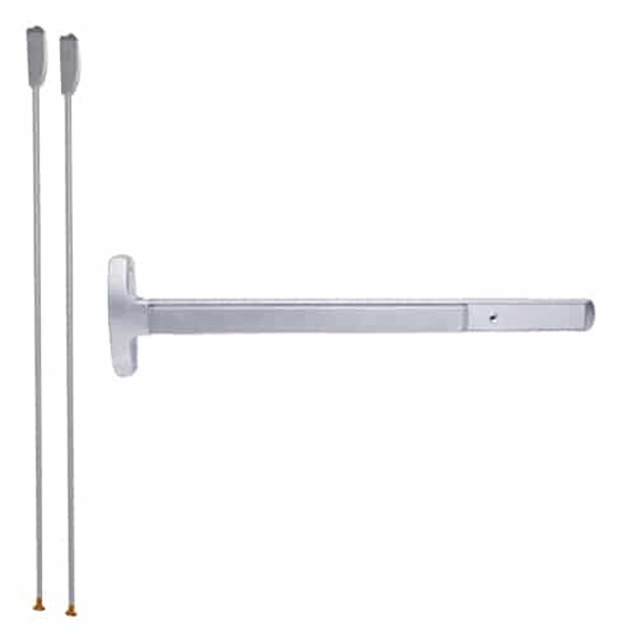 MEL24-V-NL-OP-US26-4 Falcon Exit Device in Polished Chrome