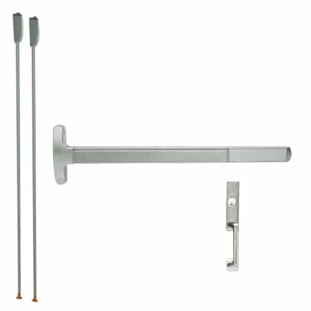 MELF-24-V-NL-US15-3-RHR Falcon Exit Device in Satin Nickel