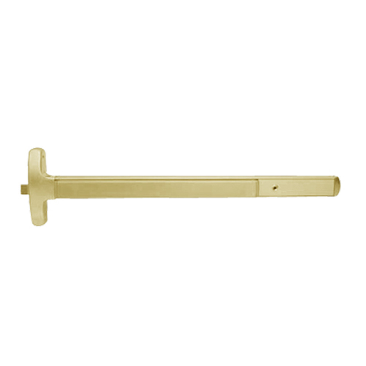 RX24-R-NL-OP-US4-3 Falcon Exit Device in Satin Brass