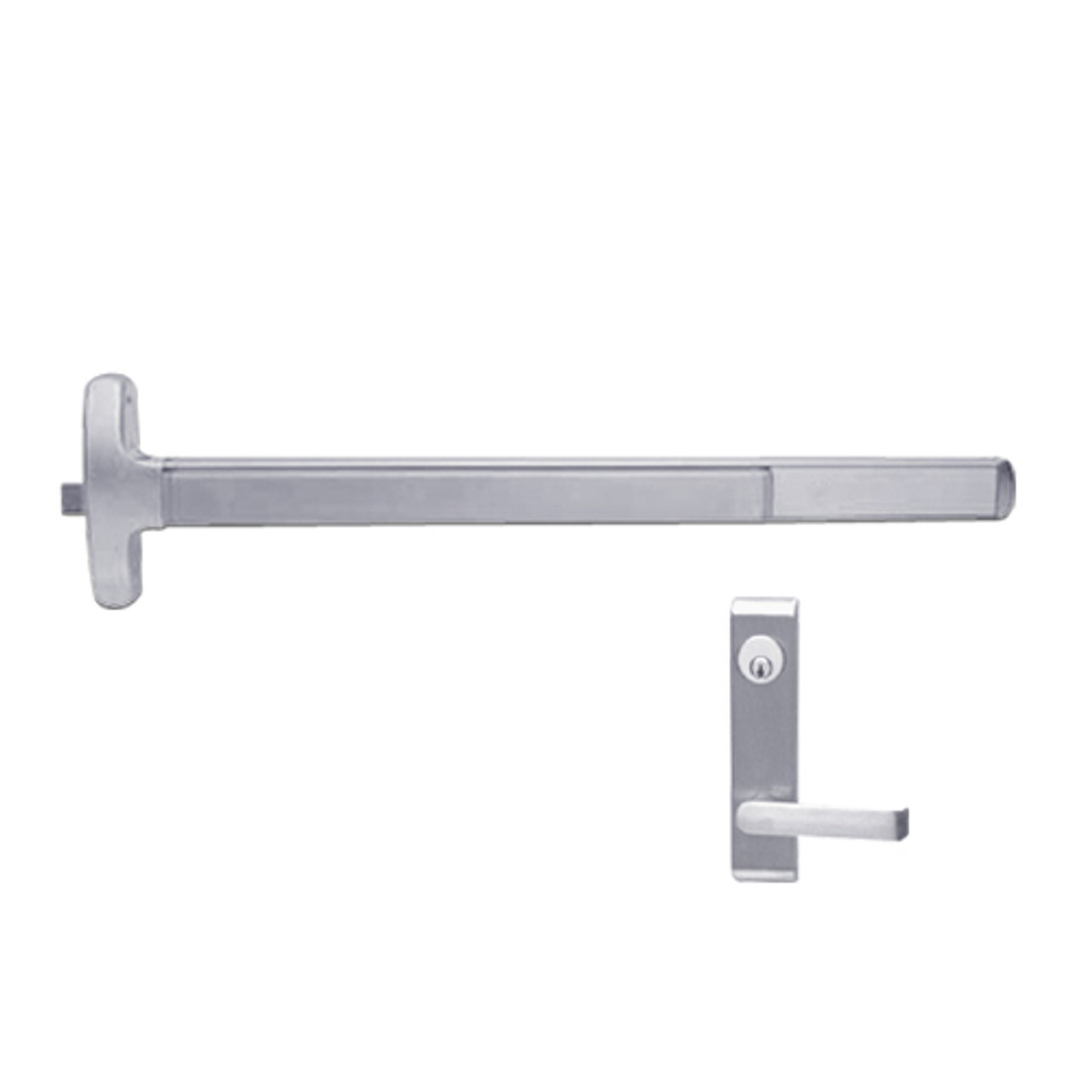 RXF-24-R-L-DANE-US26D-3-RHR Falcon Exit Device in Satin Chrome