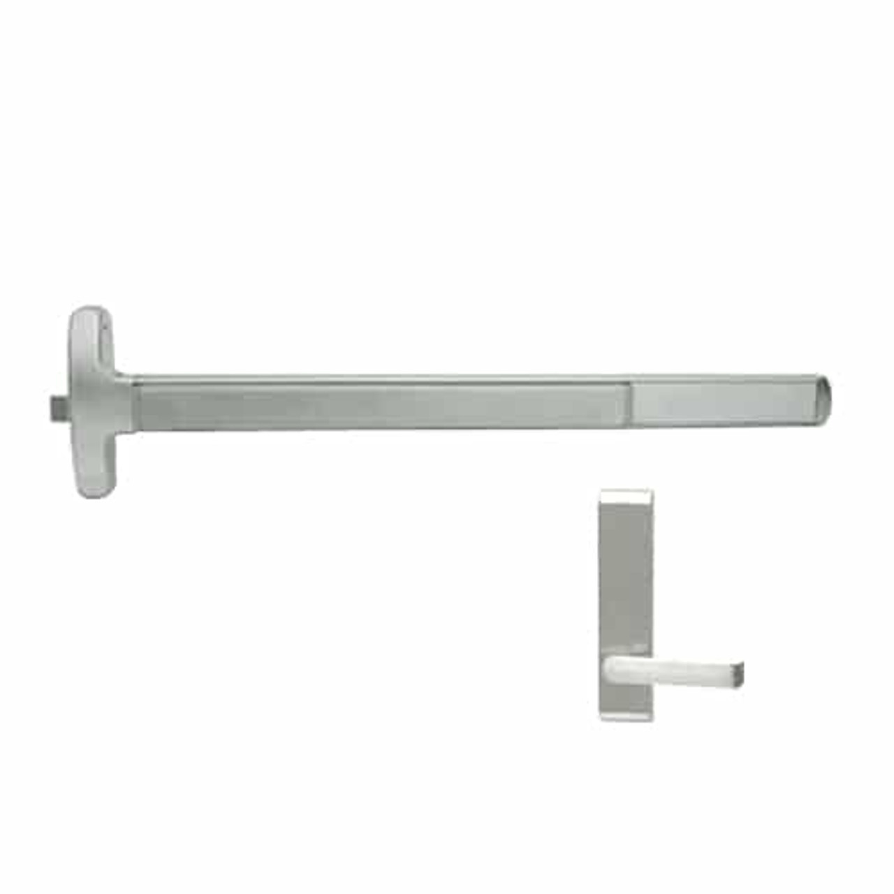 RXF-24-R-L-BE-DANE-US15-4-LHR Falcon Exit Device in Satin Nickel