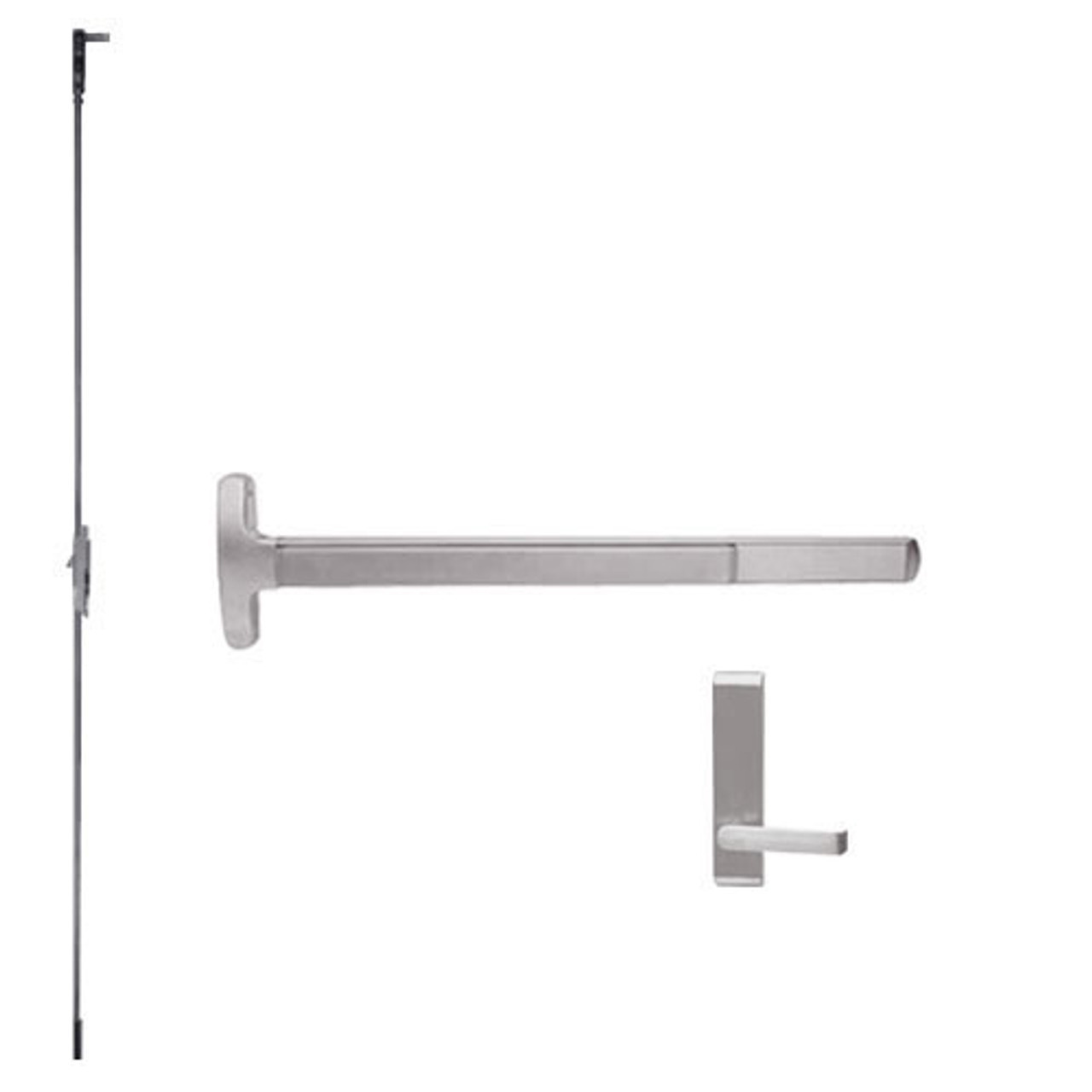 RXF-24-C-L-DT-DANE-US28-4-LHR Falcon Exit Device in Anodized Aluminum
