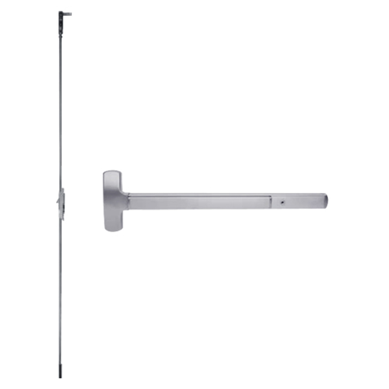 RXMEL25-C-EO-US26D-4 Falcon 25 Series Request to Exit Exit Only Concealed Vertical Rod Devices in Satin Chrome