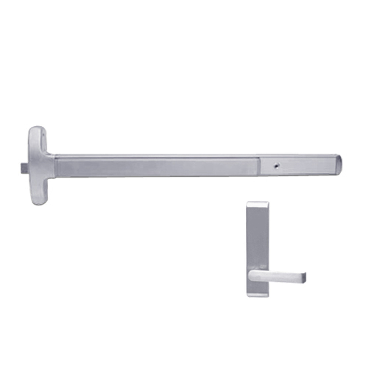 RXMEL24-R-L-BE-DANE-US26D-4-LHR Falcon Exit Device in Satin Chrome