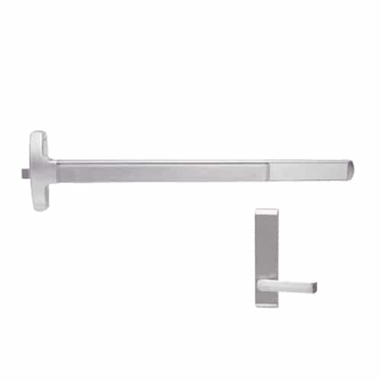 RXMELF-24-R-L-BE-DANE-US32-3-LHR Falcon Exit Device in Polished Stainless Steel