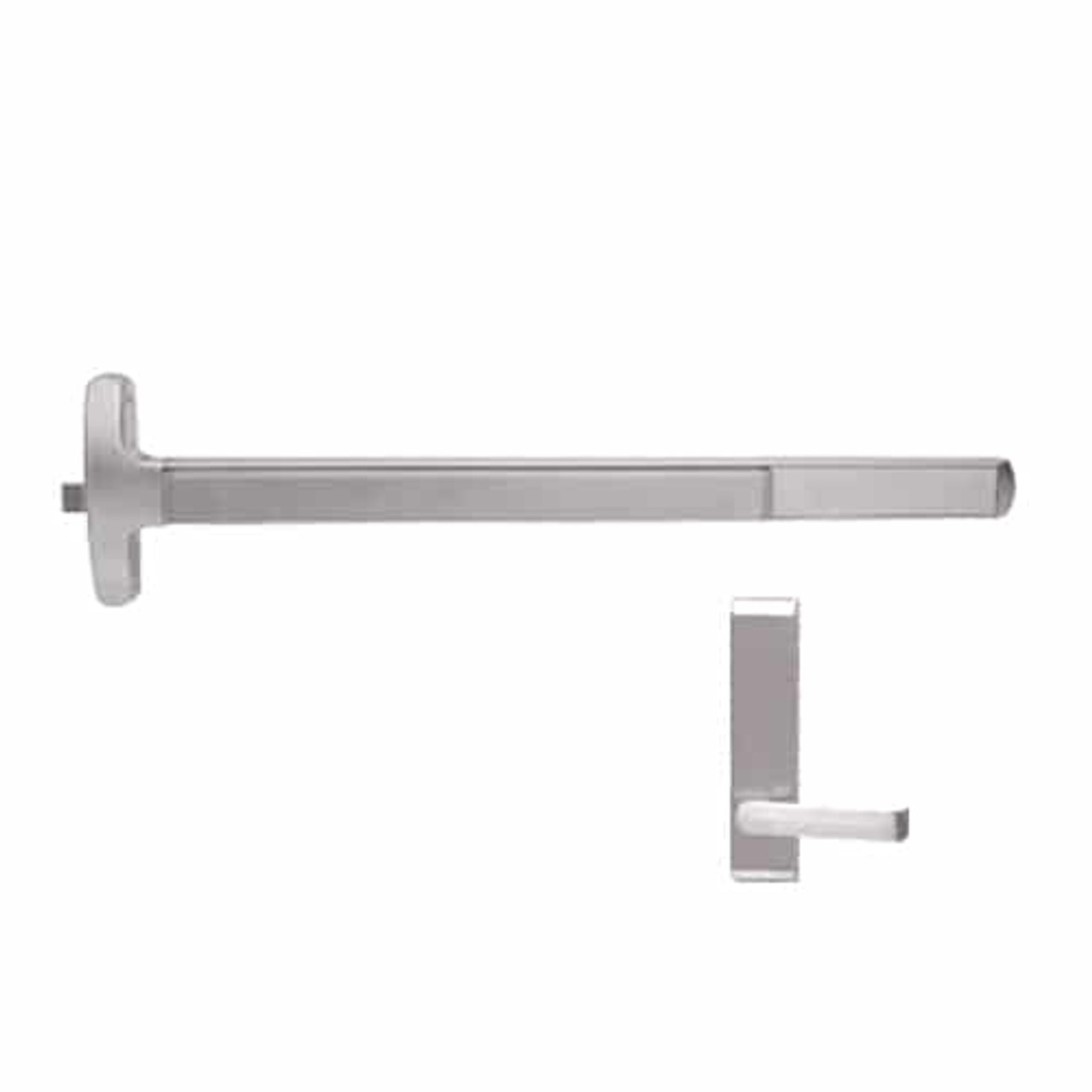 RXMELF-24-R-L-BE-DANE-US28-4-RHR Falcon Exit Device in Anodized Aluminum