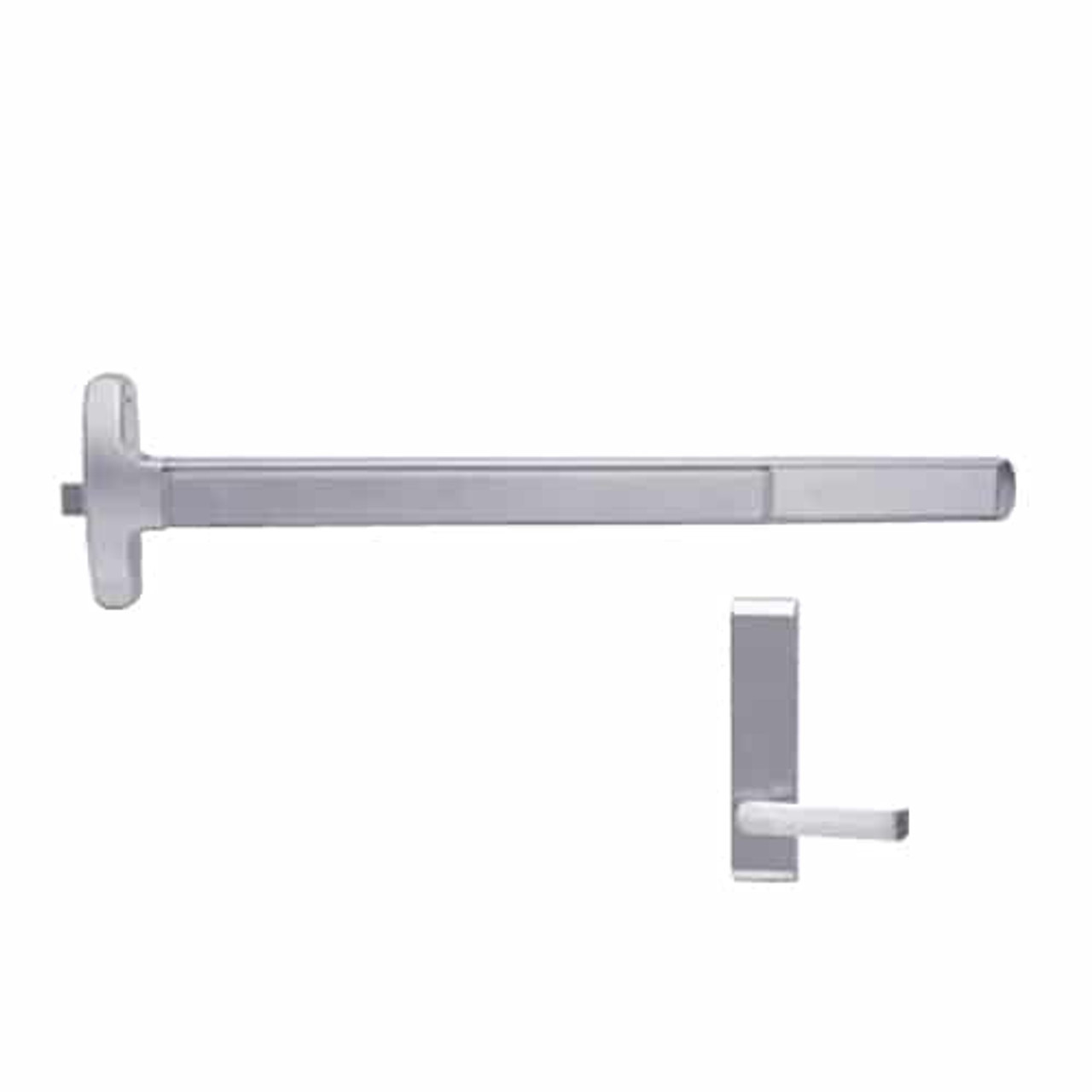 RXMELF-24-R-L-BE-DANE-US26D-4-RHR Falcon Exit Device in Satin Chrome