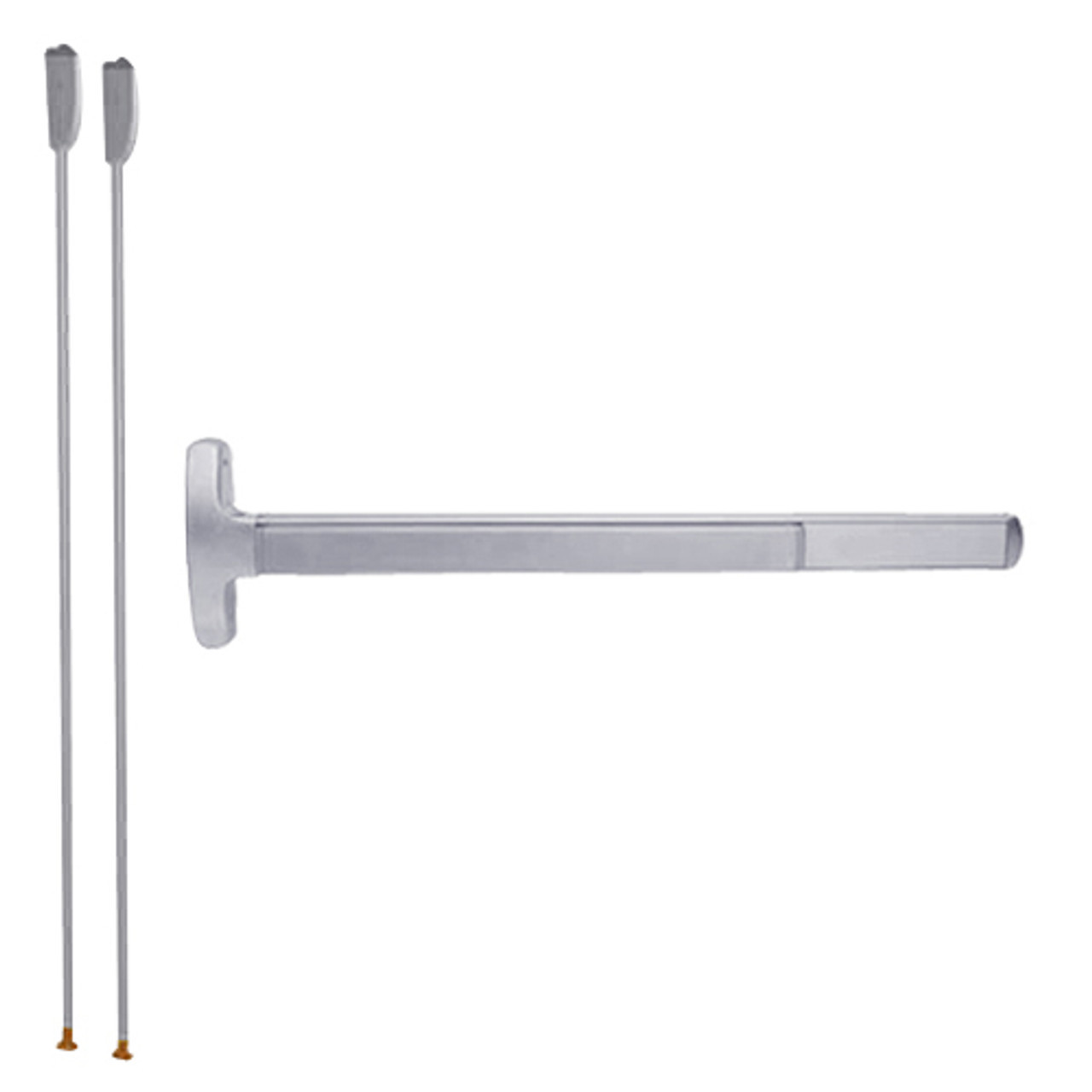 RXMELF-24-V-EO-US26D-3 Falcon Exit Device in Satin Chrome