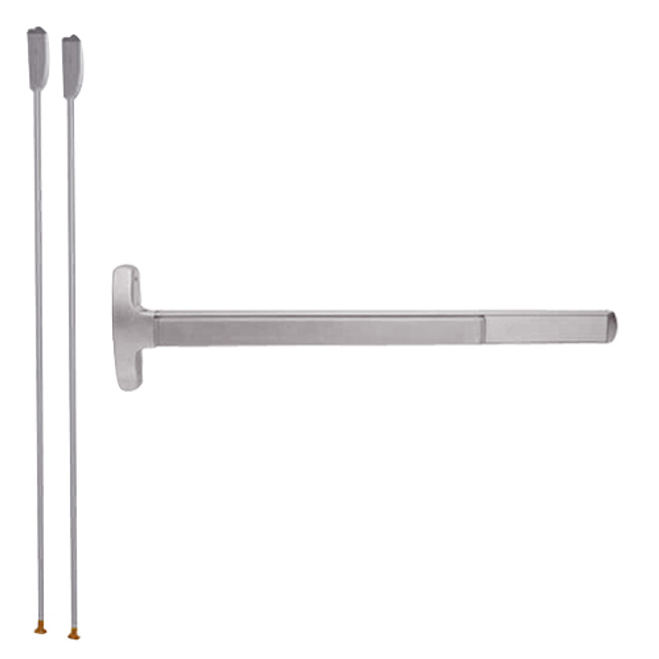 RXMELF-24-V-EO-US28-4 Falcon Exit Device in Anodized Aluminum