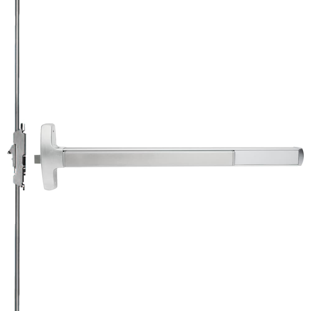 24CWDC-L-DT-DANE-US32-4-LHR Falcon Exit Device in Polished Stainless Steel
