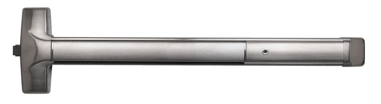 Detex Advantex 10 Wide Stile with 08DS Trim Surface Vertical Rod Cylinder Dogging 36" Satin Stainless Steel