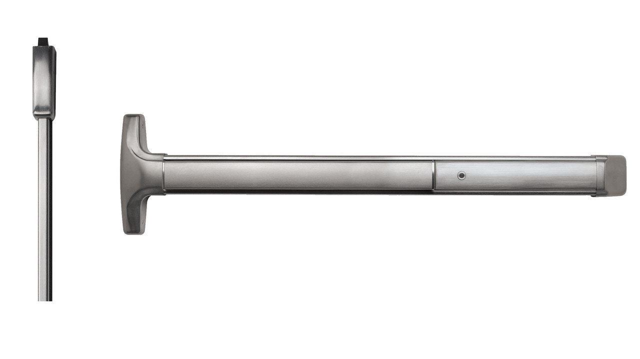 Detex V51 Heavy Duty Rim 36" x 84" Satin Aluminum