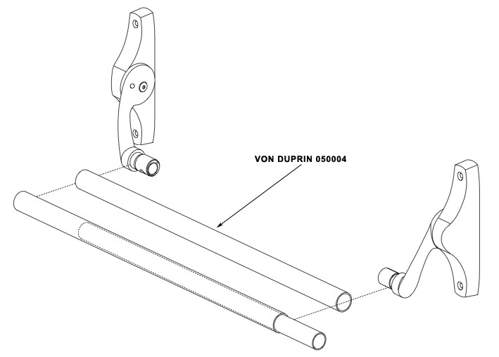 050004 US26 - Von Duprin 42in. Standard Crossbar