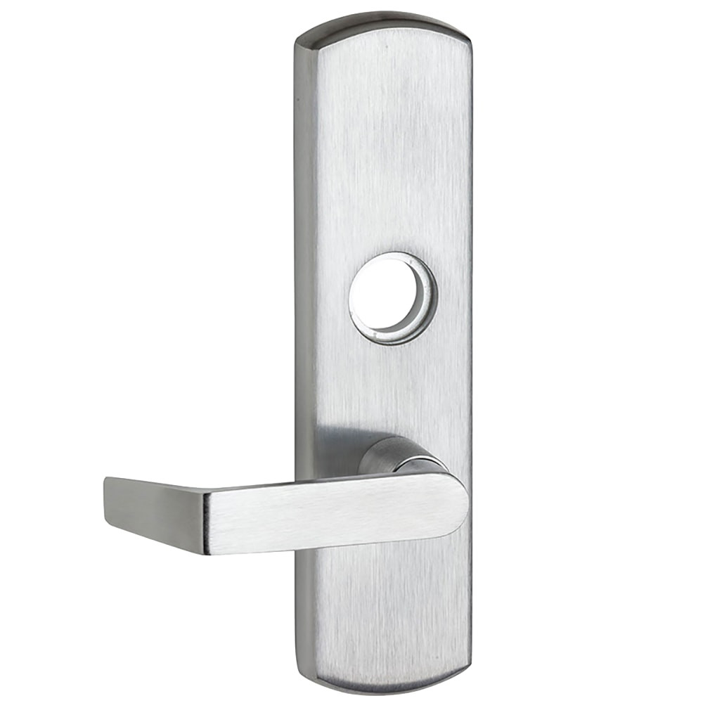 996L-06-M 26D LHR - Von Duprin Grade 1 Lever Trim, Classroom Function, Mortise Prep, 06 Lever with Escutcheon, Satin Chrome Finish, Left Hand Reverse