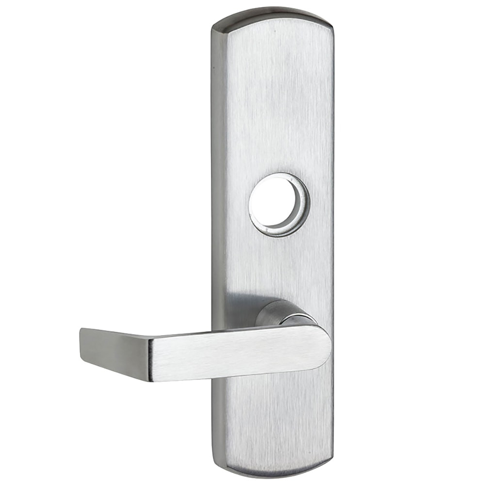 996L-NL-06-M 26D LHR - Von Duprin Grade 1 Lever Trim, Nightlatch Function, Mortise Prep, 06 Lever with Escutcheon, Satin Chrome Finish, Left Hand Reverse