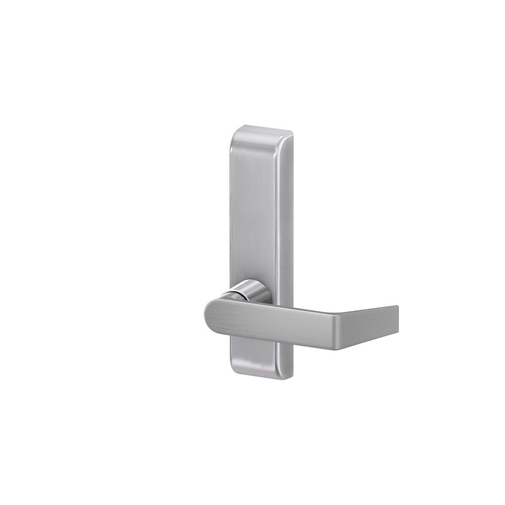 360L-BE-06 26D LHR - Von Duprin Grade 1 Passage 06 Lever Trim, For Use With 33/35A Series Exit Devices, Satin Chrome Finish, Left-Hand Reverse
