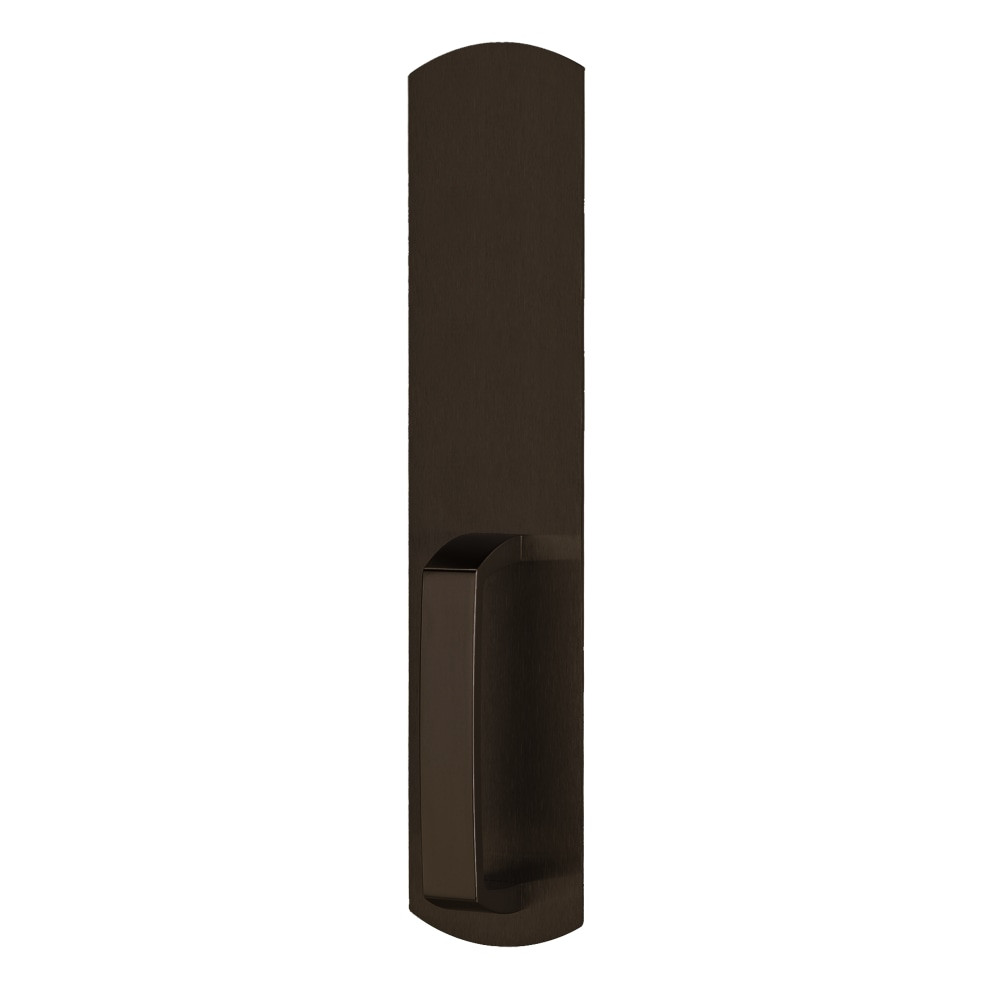 990DT SP313 - Von Duprin Grade 1 Escutcheon Pull Trim, Dummy Function, Dark Bronze Painted Finish, Non-Handed