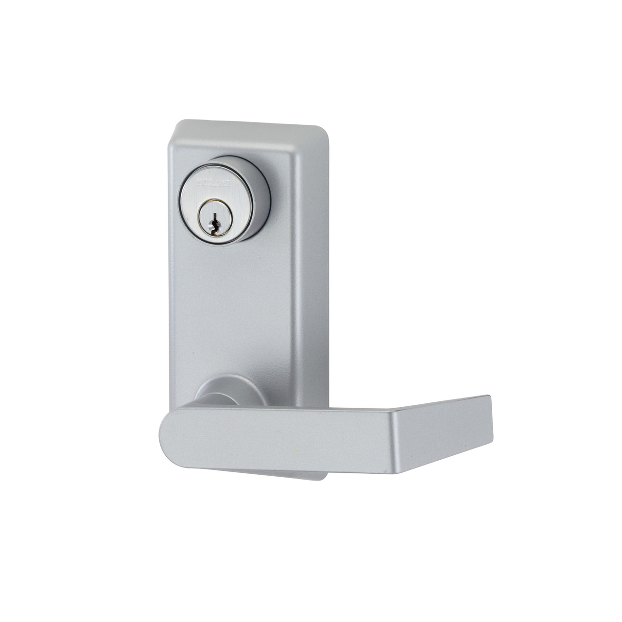 230L-06 689 3215 RHR - Von Duprin Grade 1 Lever Trim, Classroom Function, Cylinder Included, 06 Lever with Escutcheon, Aluminum Painted Finish, Right Hand Reverse