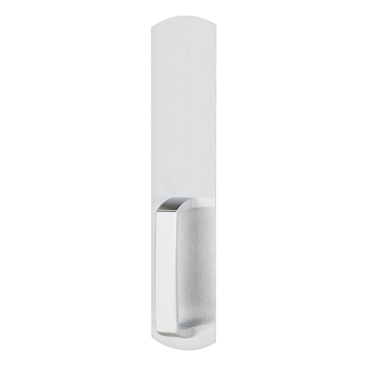 990DT US3 - Von Duprin Grade 1 Escutcheon Pull Trim, Dummy Function, Bright Brass Finish, Non-Handed