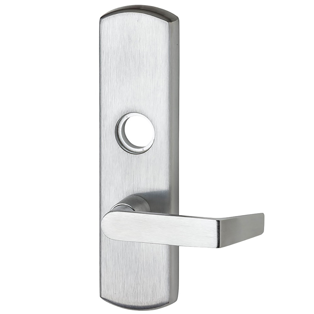 E996L-06-M 26D RHR - Von Duprin Grade 1 Electrified Lever Trim, Classroom Function, 06 Lever with Escutcheon, Satin Chrome Finish, Right Hand Reverse