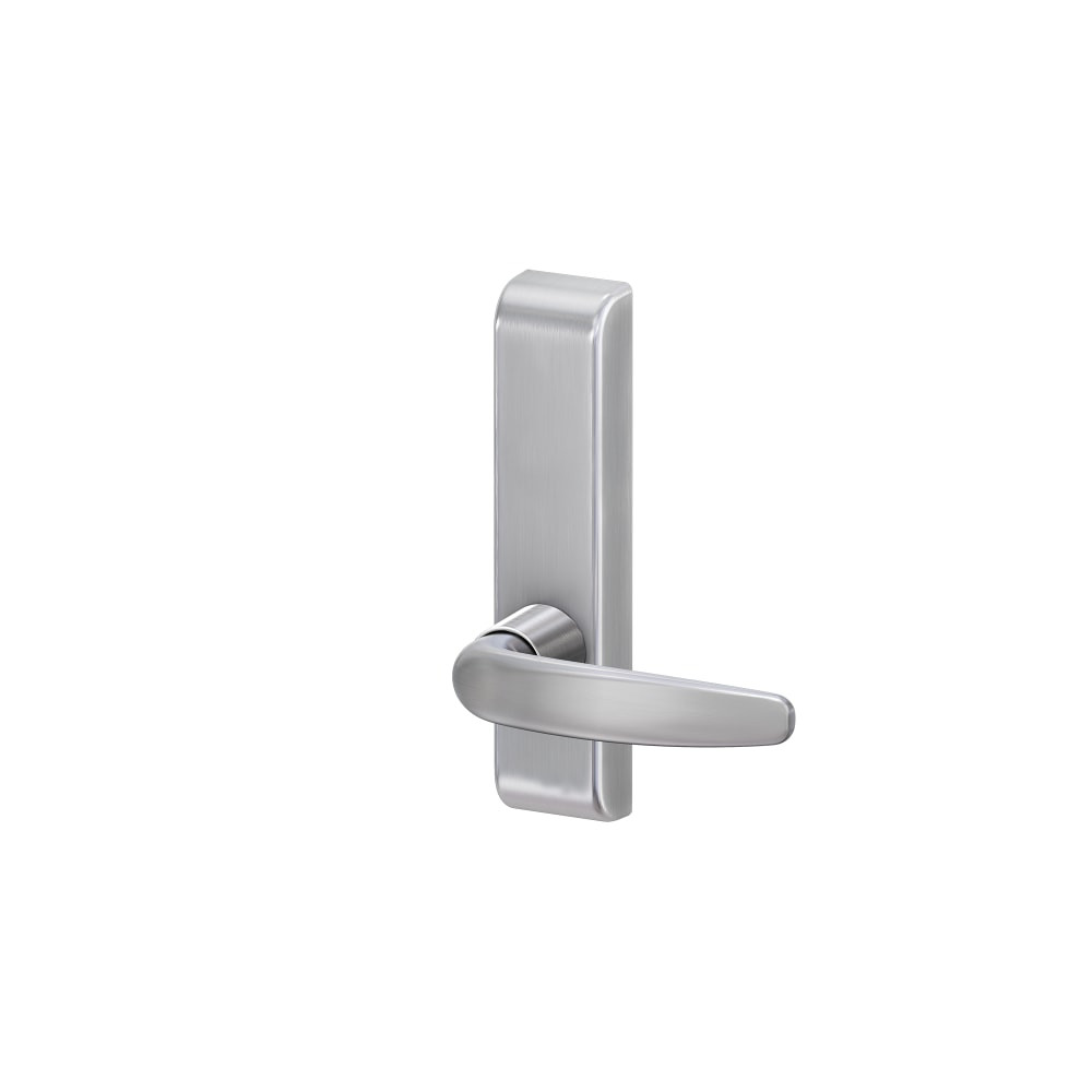 360L-BE-07 26D LHR - Von Duprin Grade 1 Passage 07 Lever Trim, For Use With 33/35A Series Exit Devices, Satin Chrome Finish, Left-Hand Reverse