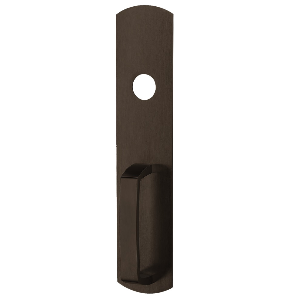880NL-M US10B - Von Duprin Grade 1 Pull Trim, Nightlatch Function, Mortise Prep, Dark Oxidized Satin Bronze Oil Rubbed Finish, Non-Handed