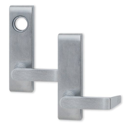 940L-BE-03 26D LHR - Von Duprin Grade 1 Passage 03 Lever Trim, For Use With 94/95 Series Exit Devices, Satin Chrome Finish, Left-Hand Reverse