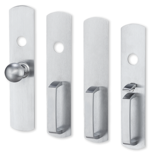 880TP-R SPBLK - Von Duprin Grade 1 Thumbpiece Pull Trim, Classroom Function, Rim Prep, Black Painted Finish, Non-Handed