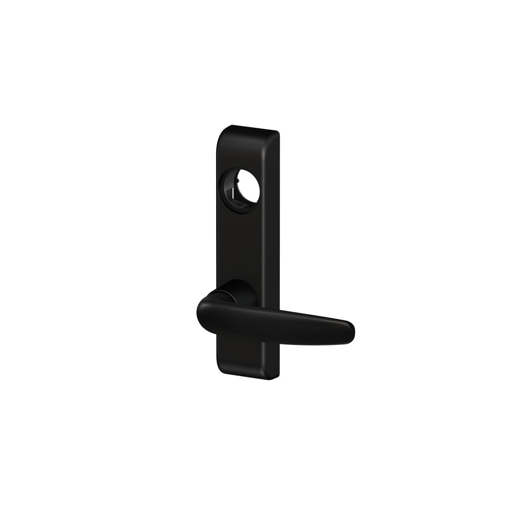 360L-07 SPBLK RHR - Von Duprin Grade 1 Lever Trim, Classroom Function, 07 Lever with Escutcheon, Black Painted Finish, Right Hand Reverse