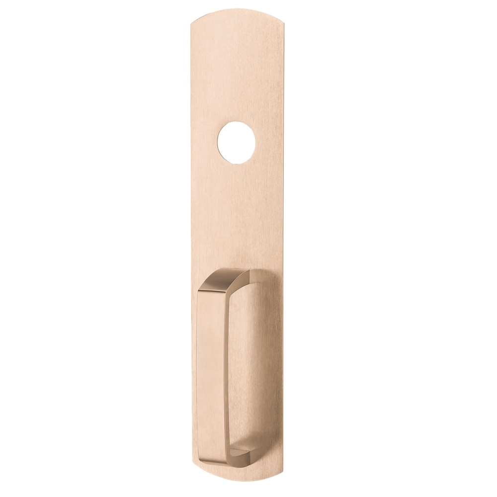 880NL-M US10 - Von Duprin Grade 1 Pull Trim, Nightlatch Function, Mortise Prep, Satin Bronze Clear Coated Finish, Non-Handed