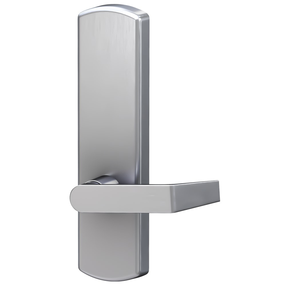 996L-BE-06-M US26 RHR - Von Duprin Grade 1 Passage 06 Lever Trim, For Use With 98/99 Series Mortise Exit Devices, Bright Chrome Finish, Right-Hand Reverse