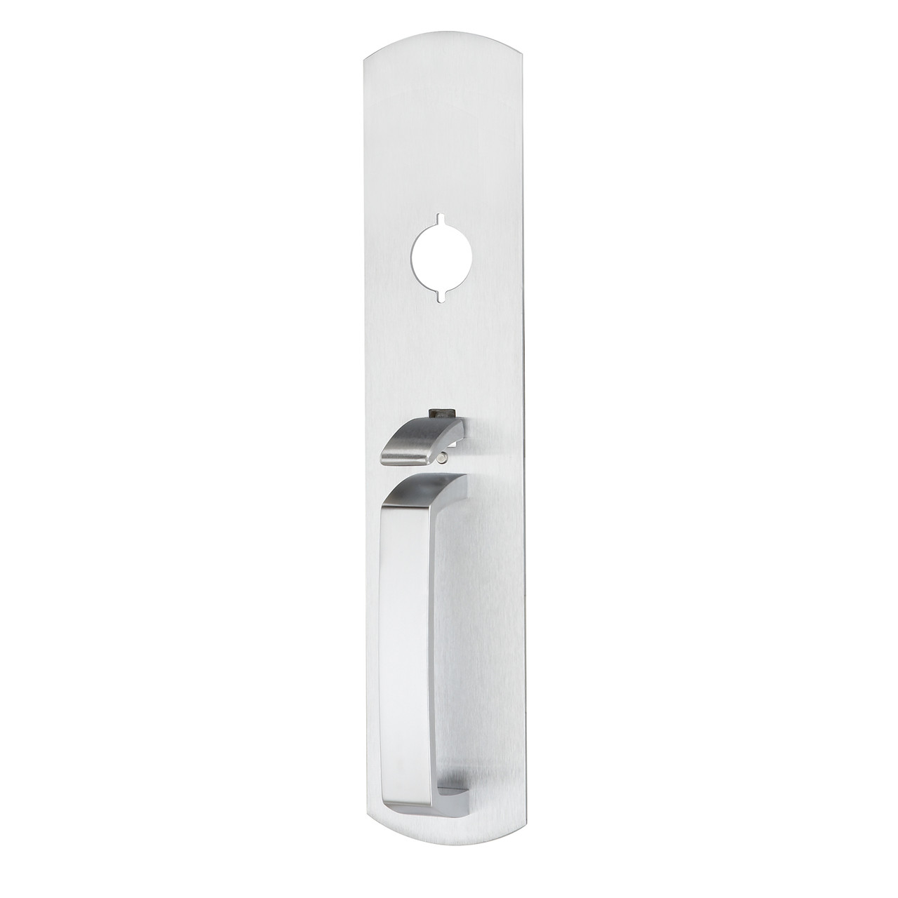 990TP-M US26 - Von Duprin Grade 1 Thumbpiece Pull Trim, Classroom Function, Mortise Prep, Bright Chrome Finish, Non-Handed