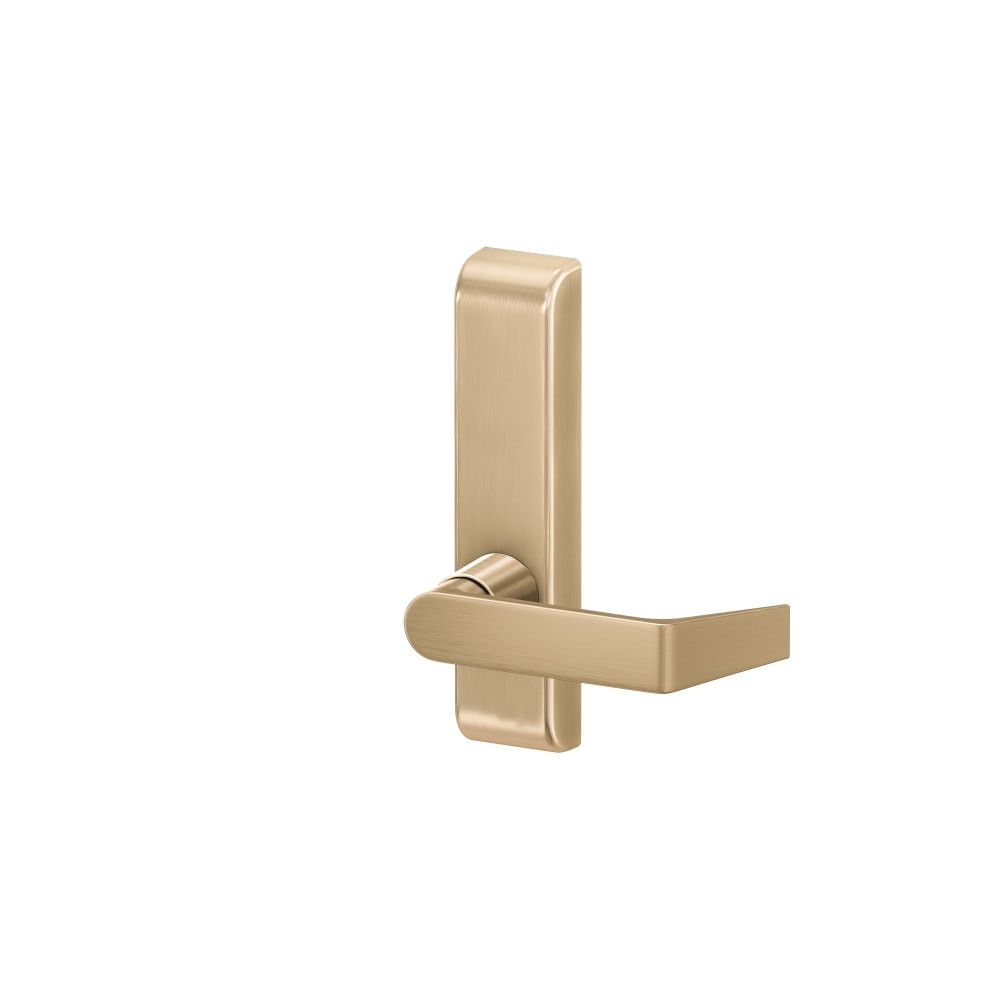 360L-BE-06 US4 LHR - Von Duprin Grade 1 Passage 06 Lever Trim, For Use With 33/35A Series Exit Devices, Satin Brass Finish, Left-Hand Reverse