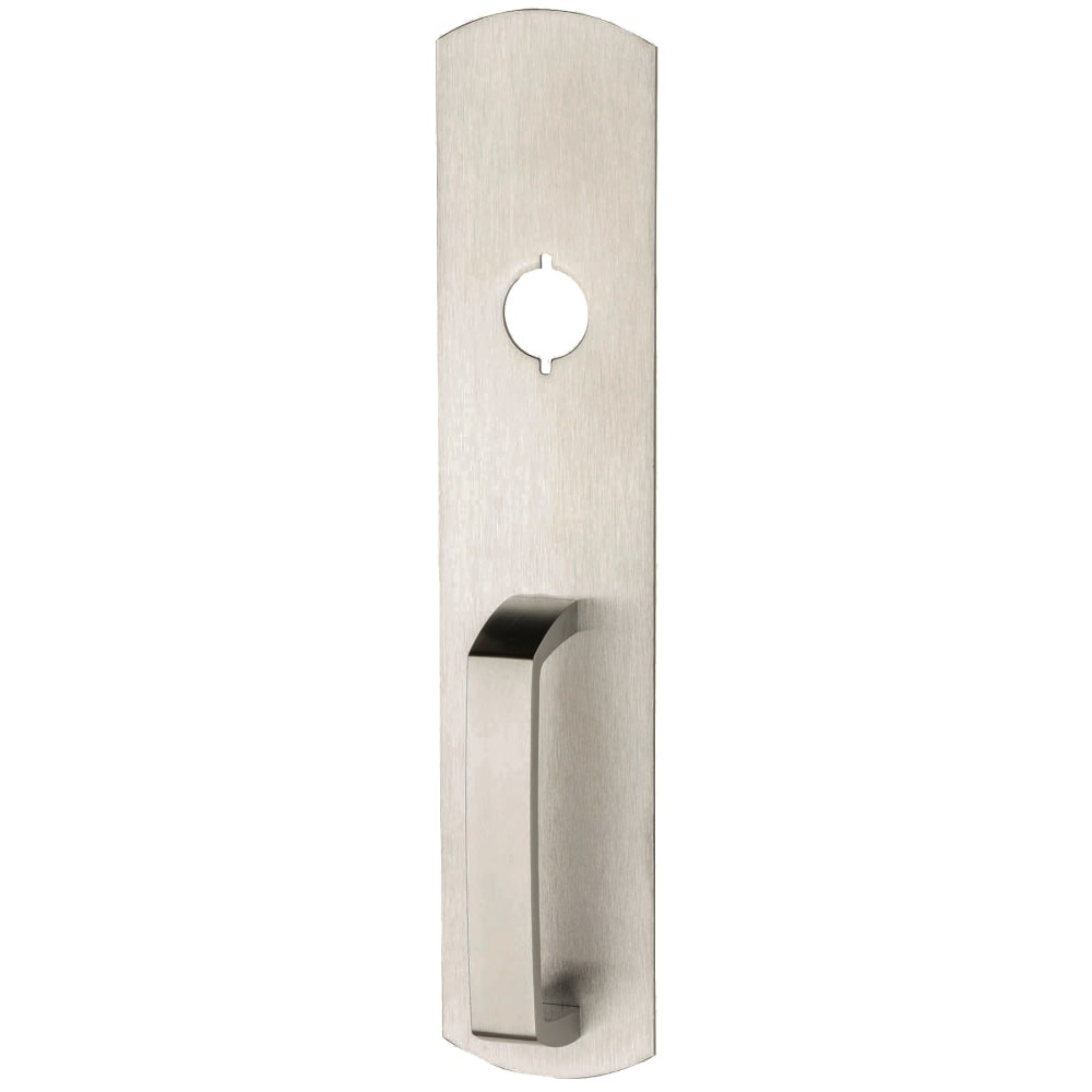 990NL-M US15 - Von Duprin Grade 1 Pull Trim, Nightlatch Function, Mortise Prep, Satin Nickel Plated Clear Coated Finish, Non-Handed