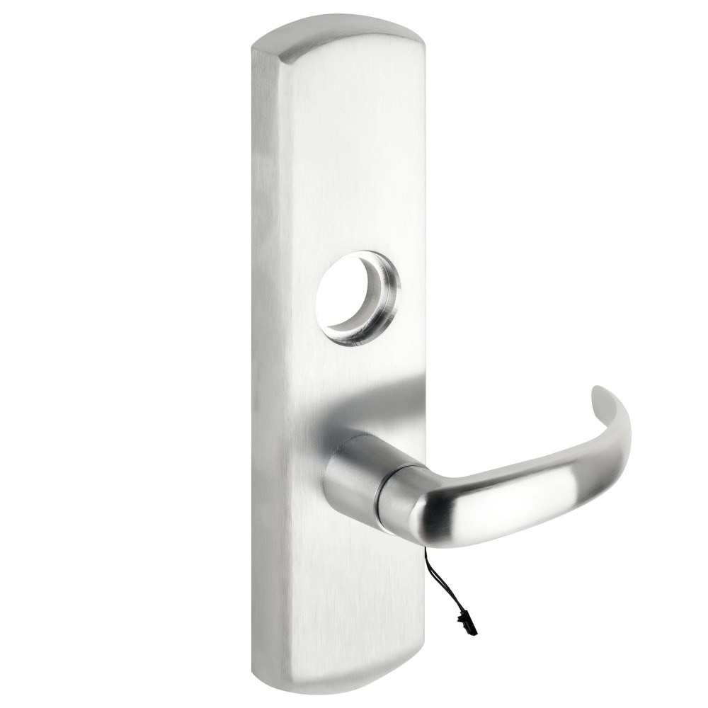 M996L-BE-17-M US26 RHR - Von Duprin Grade 1 Motorized Passage 17 Lever Trim, For Use With 98/99 Series Mortise Exit Devices, Bright Chrome Finish, Right-Hand Reverse